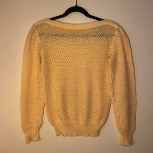 Vintage Cropped Sweater